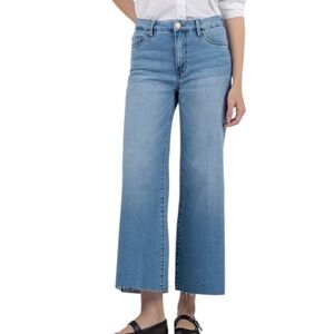 Kut from the Kloth Meg Fab Ab High Rise Wide Leg Sz 14